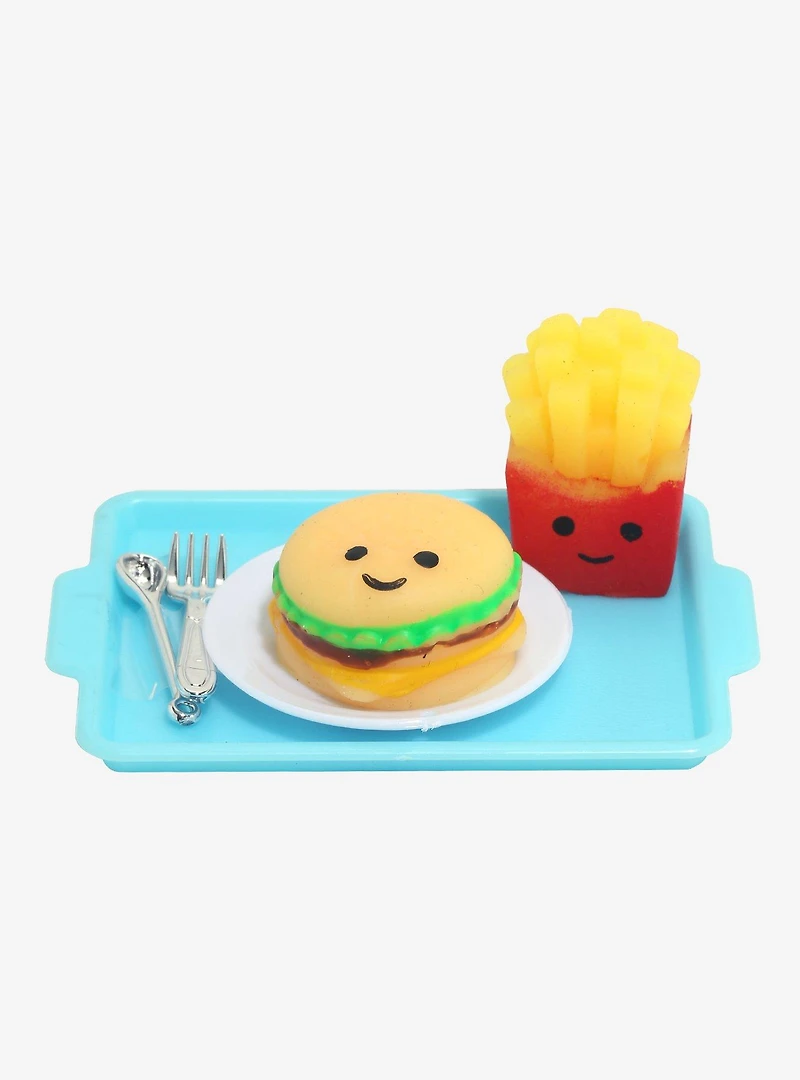 Squishy Lunchtime Burger & Fries Toy Set
