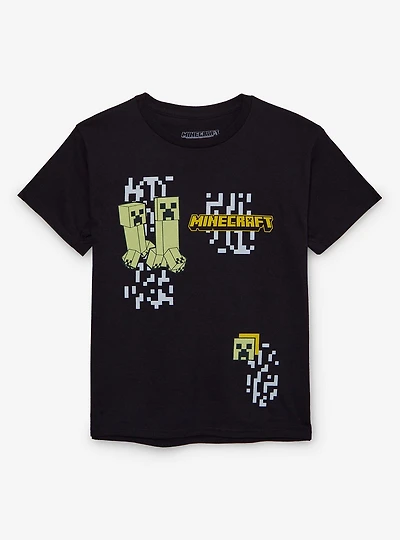 Minecraft Creeper Scattered Icons Youth T-Shirt - BoxLunch Exclusive