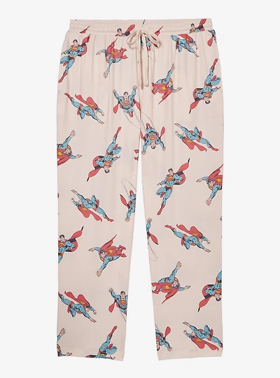 DC Comics Superman Allover Print Plus Sleep Pants - BoxLunch Exclusive