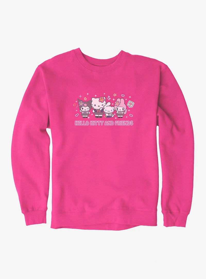 Hello Kitty & Friends Kogyaru Group Sweatshirt