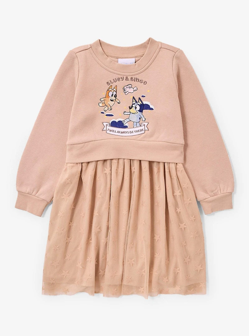 Bluey Bingo & Embroidered Toddler Tulle Dress — BoxLunch Exclusive