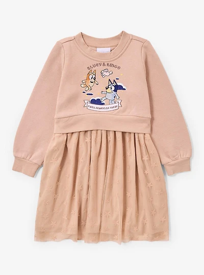 Bluey Bingo & Embroidered Toddler Tulle Dress — BoxLunch Exclusive