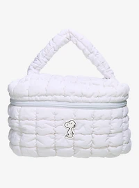 Peanuts Snoopy Puffer Quilt Cosmetic Bag - BoxLunch Exclusive