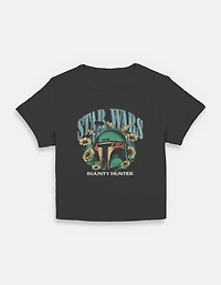 Star Wars Boba Fett Floral Womens Baby T-Shirt
