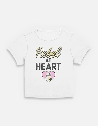 Star Wars: The Force Awakens Rebel At Heart Womens Baby T-Shirt