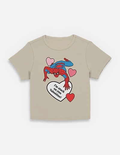 Marvel Spider-Man I'm Stuck On You Womens Baby T-Shirt