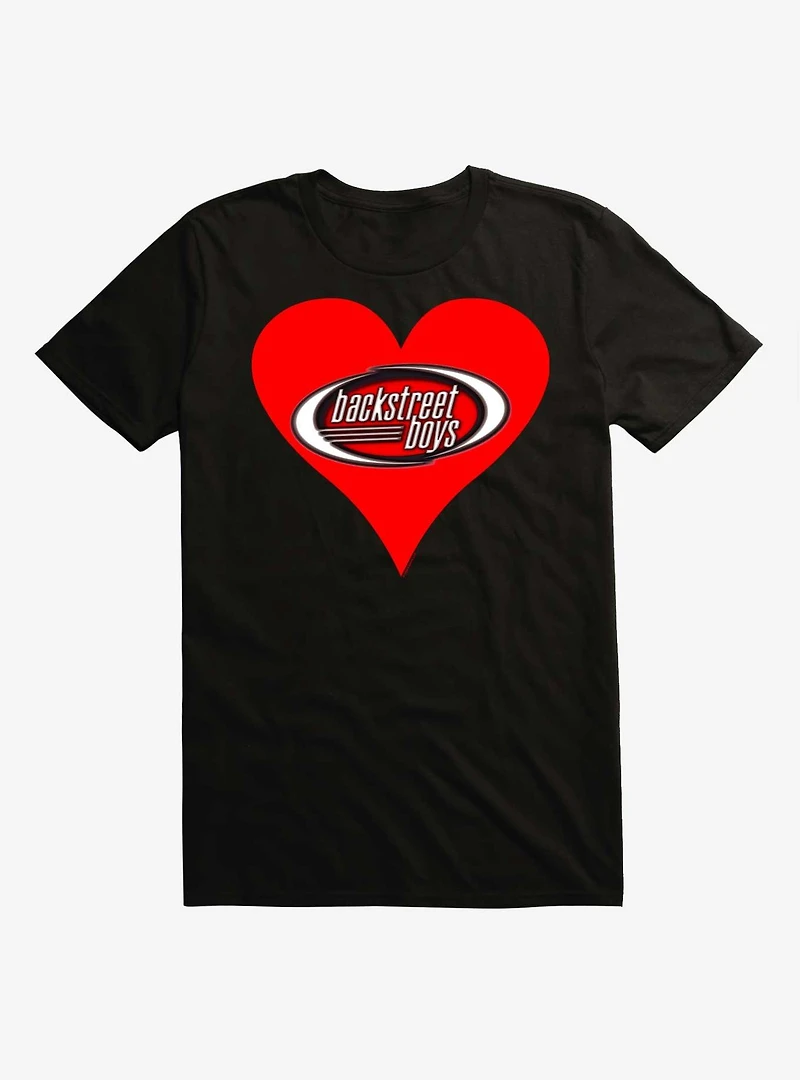 Backstreet Boys Giant Red Heart T-Shirt
