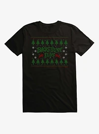 Backstreet Boys Ugly Christmas Sweater Pattern T-Shirt