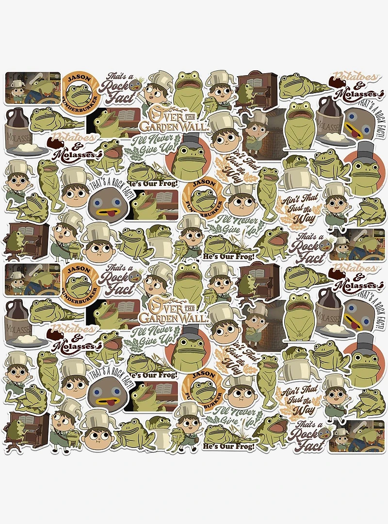 Over The Garden Wall Greg and Frog 100ct Sticker Pack
