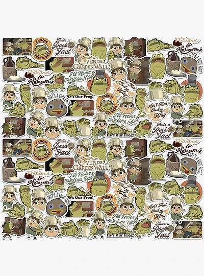 Over The Garden Wall Greg and Frog 100ct Sticker Pack