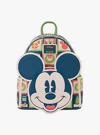 Loungefly Disney Mickey Mouse Holiday Mini Backpack