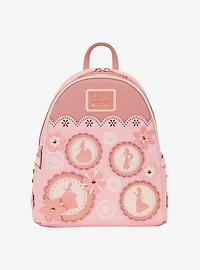 Loungefly Disney Princess Silhouettes Floral Lace Mini Backpack