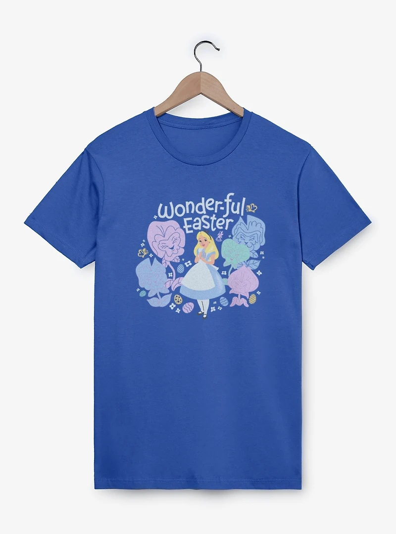 Disney Alice Wonderland Cheshire Cat's Way Girls T-Shirt Wonderful Easter