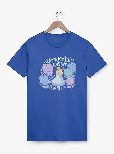 Disney Alice Wonderland Cheshire Cat's Way Girls T-Shirt Wonderful Easter