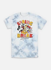 Disney Mickey Mouse Spring Break Squad Tie-Dye T-Shirt