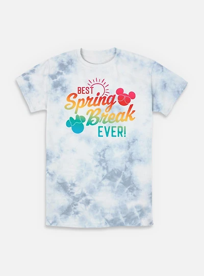 Disney Mickey Mouse Best Spring Break Ever Tie-Dye T-Shirt