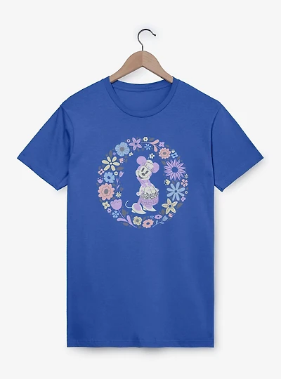 Disney Minnie Mouse And Flowers T-Shirt