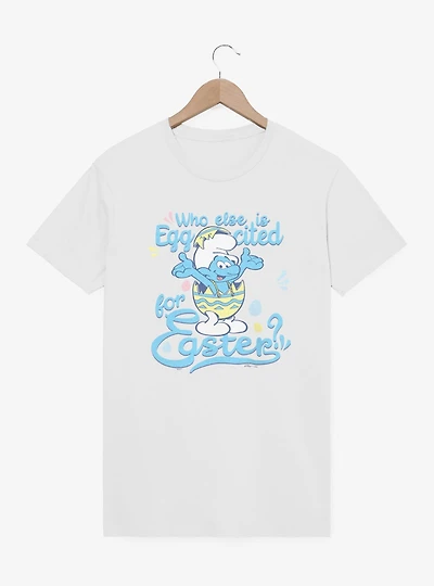 The Smurfs Eggcited For Easter T-Shirt