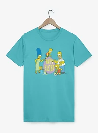 The Simpsons Happy Easter Egg Painting  T-Shirt