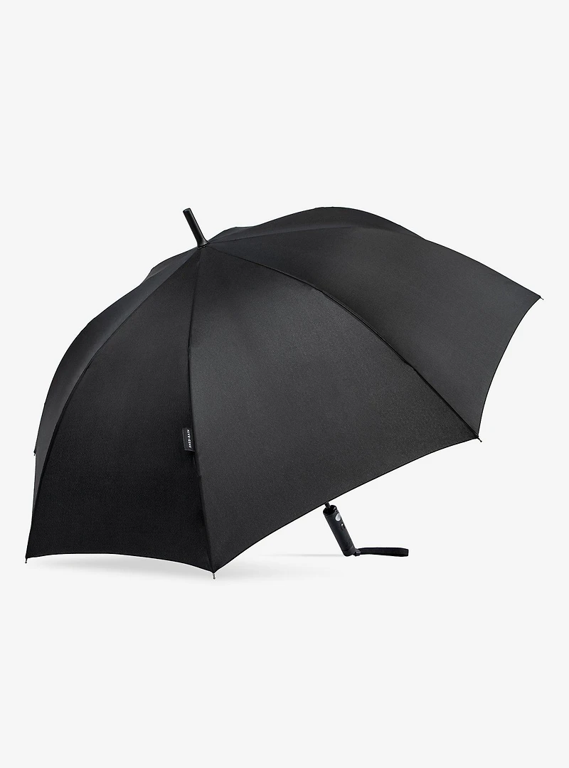 The Duo Auto Open Stick Umbrella Black