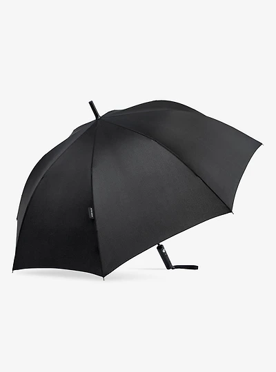 The Duo Auto Open Stick Umbrella Black