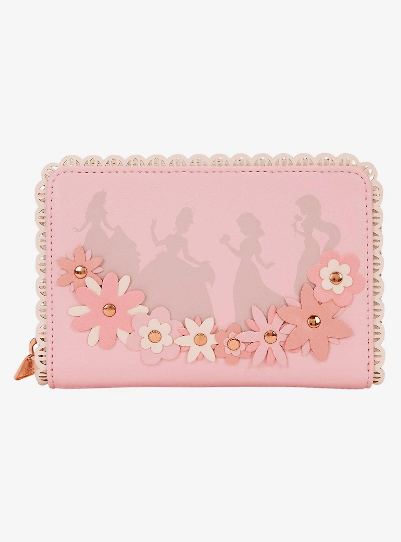 Loungefly Disney Princess Silhouettes Floral Lace Wallet