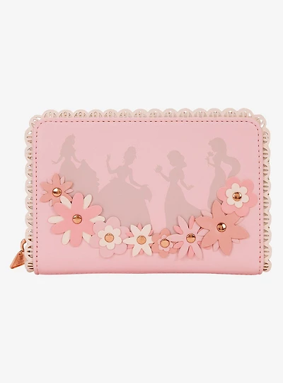 Loungefly Disney Princess Silhouettes Floral Lace Wallet