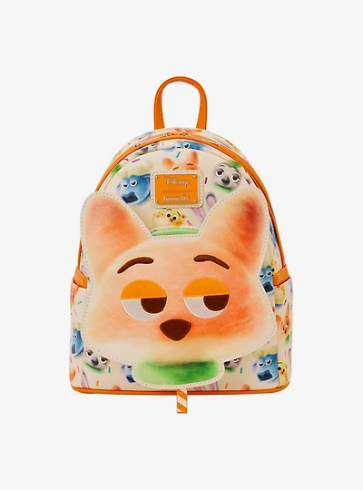 Loungefly Disney Zootopia 2 Nick Wilde Cotton Candy Figural Mini Backpack
