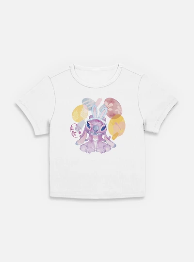 Disney Lilo & Stitch Angel Easter Eggs Women Baby T-Shirt