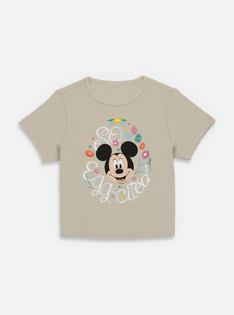 Disney Mickey Mouse Eggcited Women Baby T-Shirt