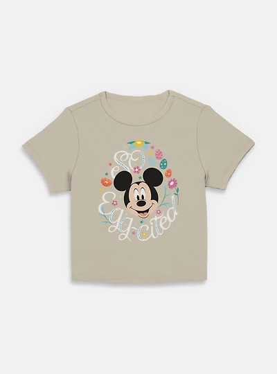 Disney Mickey Mouse Eggcited Women Baby T-Shirt