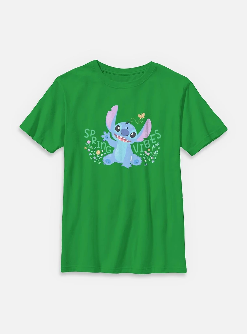Disney Lilo & Stitch Spring Vibes  Youth T-Shirt