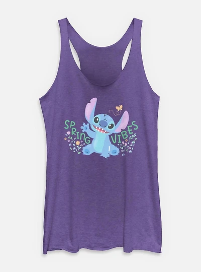 Disney Lilo & Stitch Spring Vibes  Womens Tank Top