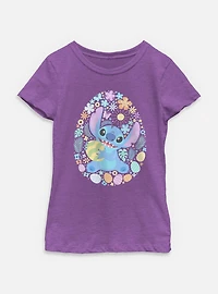 Disney Lilo & Stitch Easter Egg Hunt Youth Girls T-Shirt
