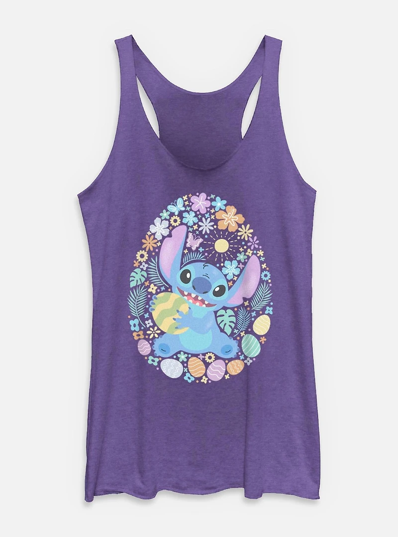 Disney Lilo & Stitch Easter Egg Hunt Womens Tank Top