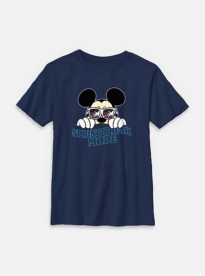 Disney Mickey Mouse Spring Break Mode  Youth T-Shirt
