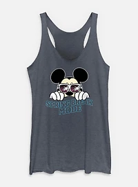 Disney Mickey Mouse Spring Break Mode  Womens Tank Top