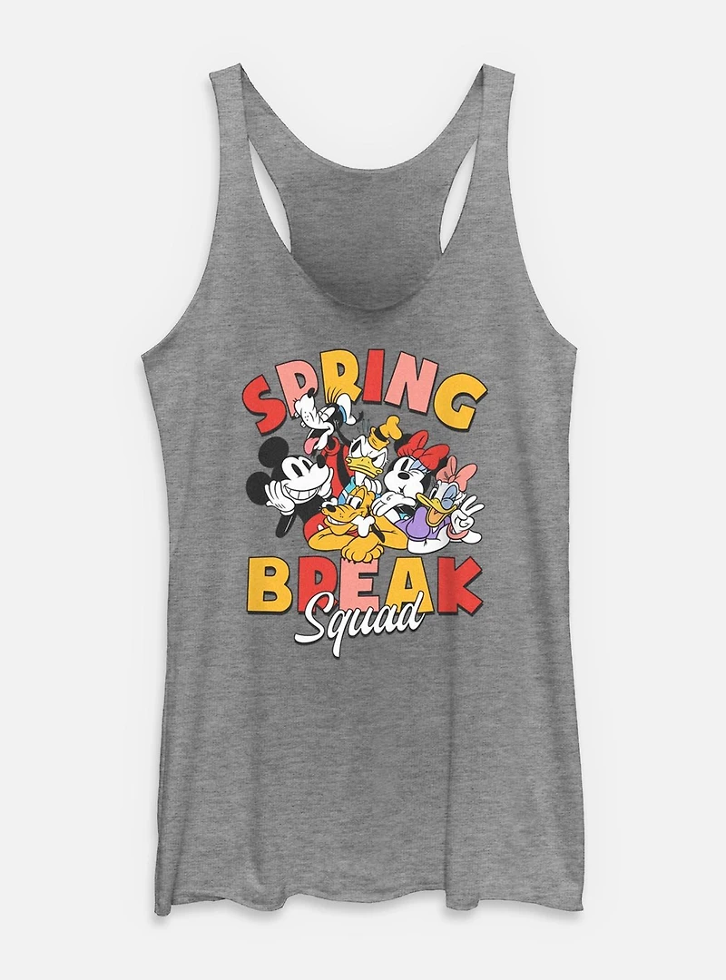 Disney Mickey Mouse Spring Break Squad Womens Tank Top