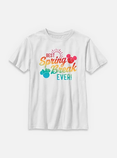 Disney Mickey Mouse Best Spring Break Ever Youth T-Shirt