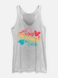Disney Mickey Mouse Best Spring Break Ever Womens Tank Top