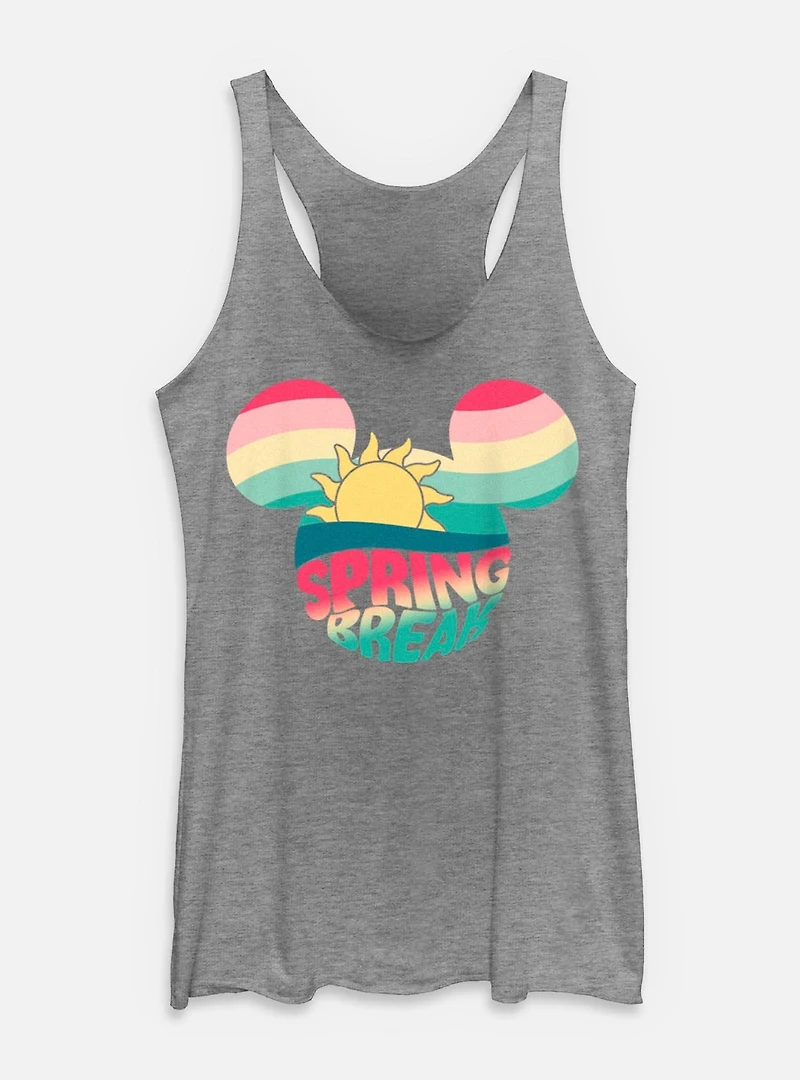 Disney Mickey Mouse Retro Spring Break Womens Tank Top