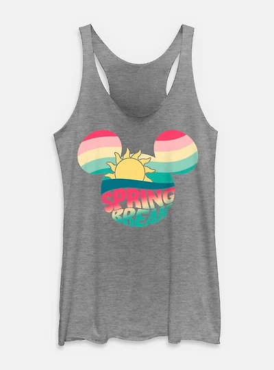 Disney Mickey Mouse Retro Spring Break Womens Tank Top