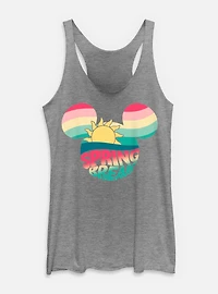 Disney Mickey Mouse Retro Spring Break Womens Tank Top