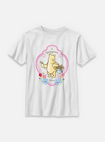 Disney Winnie The Pooh A Springtime Bloom Youth T-Shirt