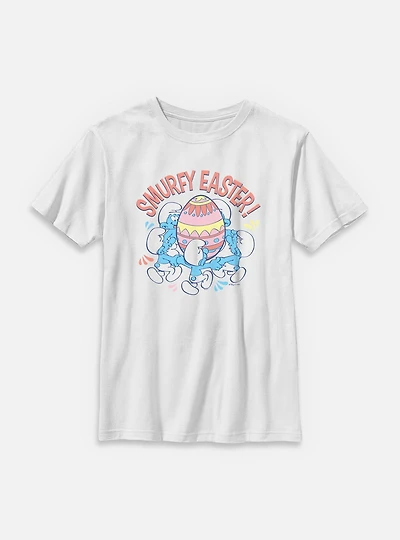 The Smurfs Smurfy Easter Youth T-Shirt