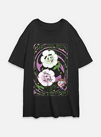 Nickelodeon Real Monsters Girls T-Shirt Plus Fairly Odd Parents Card Womens Oversized