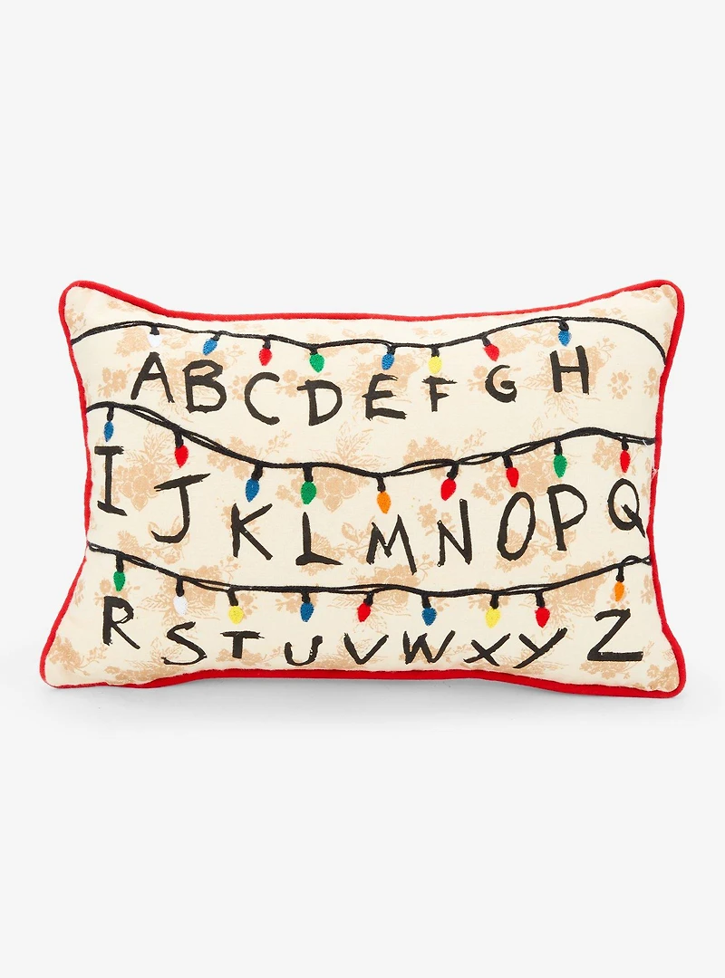 Stranger Things Alphabet Lights Pillow — BoxLunch Exclusive