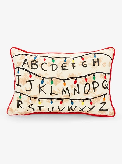 Stranger Things Alphabet Lights Pillow — BoxLunch Exclusive