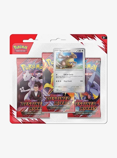 Pokémon Trading Card Game: Scarlet & Violet— Destined Rivals Three-Booster Blister Zebstrika