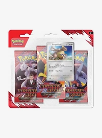 Pokémon Trading Card Game: Scarlet & Violet— Destined Rivals Three-Booster Blister Zebstrika